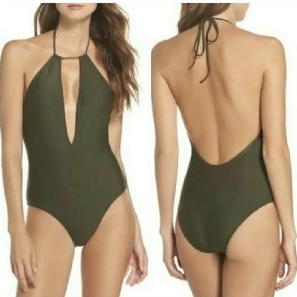 Ted Baker Pikka Halter One Piece Swimsuit‎ Size 0  NWT